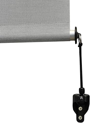 Miniatura 4 de Piezas de repuesto para sombra, kit de tapa elástica para persianas enrollables exteriores inalámbricas para exteriores (2 juegos) (negro)