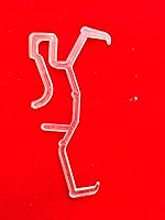 Vista 7 de Clip de cenefa para madera, madera sintética, persianas venecianas (clip de 3 1/4 pulgadas)