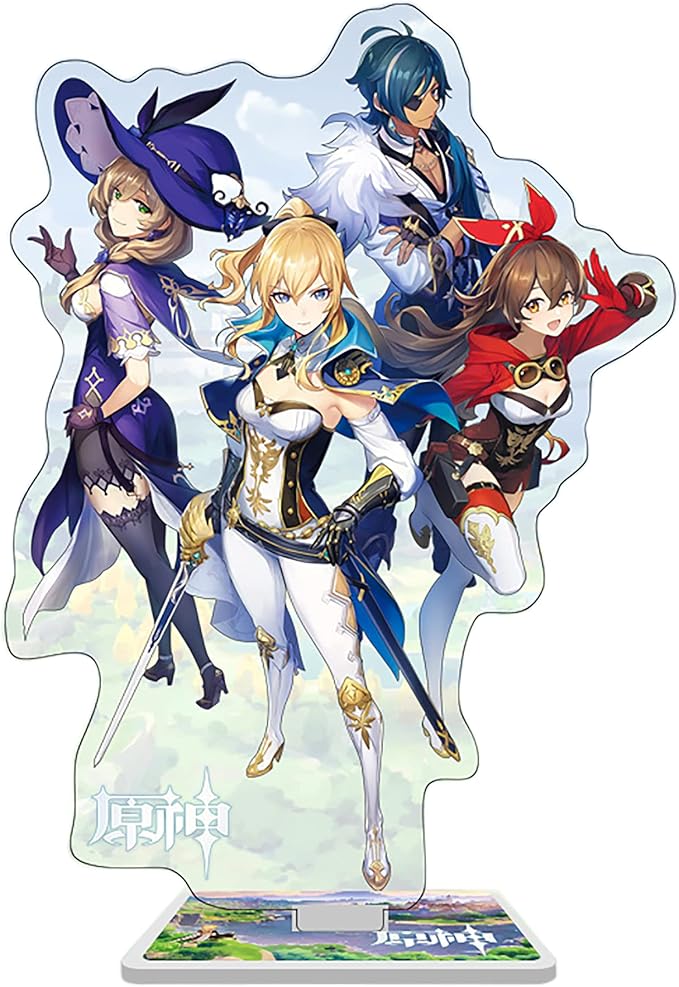 Amazon Co Jp 原神 げんしん アクリルスタンド 旅人さん 蛍 空 刻晴 全身 アクリルフィギュア ゲーム キャラクター 同人 グッズ 置物 装飾品 プレゼント ホビー