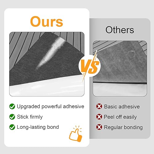 Miniatura 9 de Suelo de lancha de espuma EVA, suelo marino de camuflaje para cubierta de espuma de lancha, hoja de cubierta de espuma de 94 x 453523, autoadhesivo,