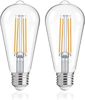 FLSNT E27 LED Vintage Izzó Mozgásérzékelős Automatikus 7W Meleg Fehér 2700K 2db 1