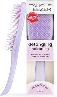 Tangle Teezer Fine Ultimate Detangler Brush for Fragile Hair - Soft-Flex Teeth, Wet/Dry Detangling, Reduces Breakage, Hypnotic Heather
