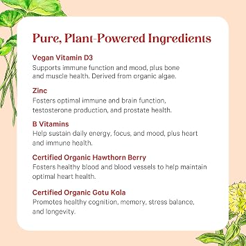 Pure Synergy Vita·Min·Herb Men Wellness Multivitamin 120 Tablets