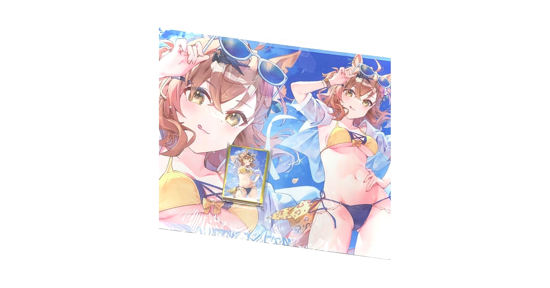 α1 ウマ娘 水しぶき&水着 ジャングルポケット スリーブ&プレイマット Amazon.co.jp: α1 ウマ娘 水着&水しぶき シュヴァルグラン