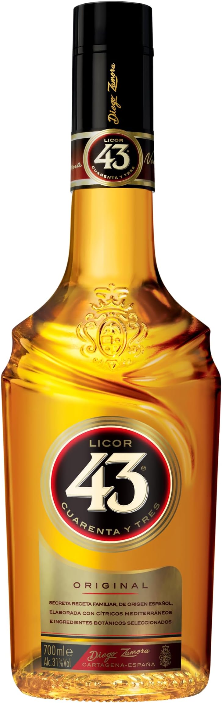 Original, Premium Spanish Liqueur, 70cl, 31 Percent ABV, Made from a Secret Recipe with 43 Different Herbs and Spices