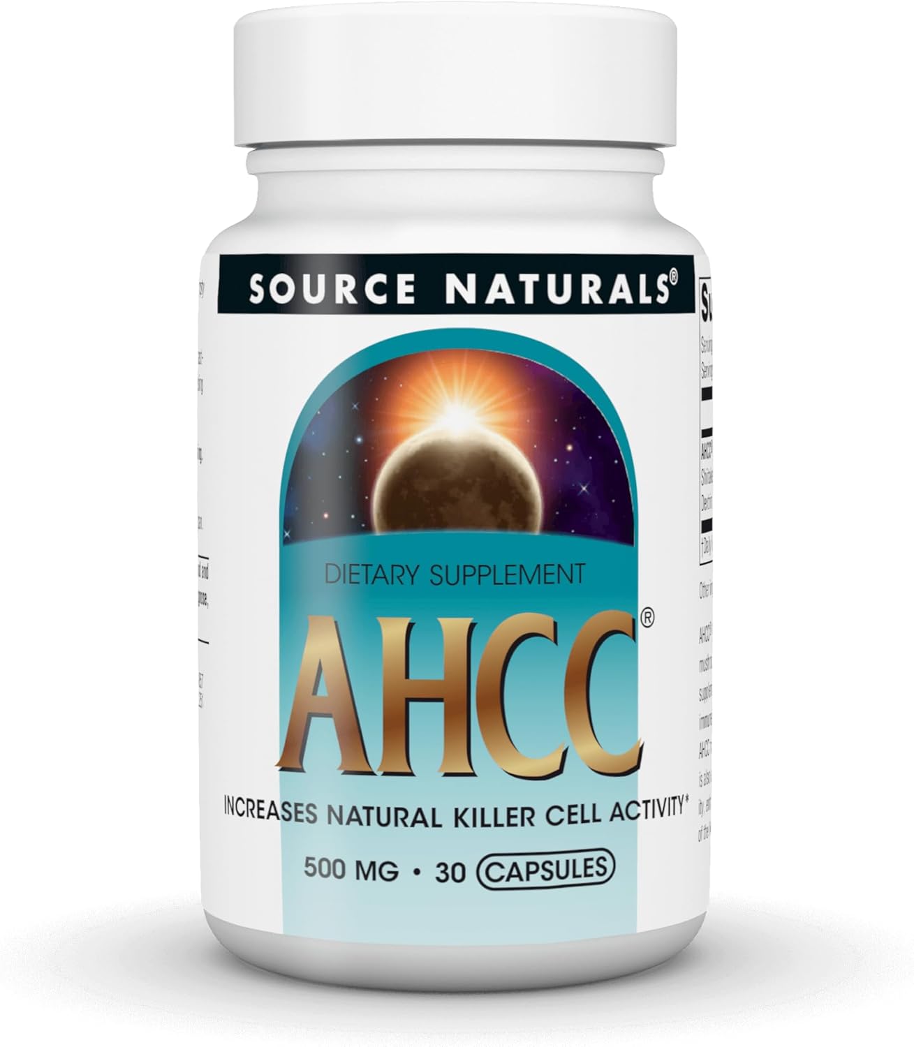 Source Naturals AHCC, Increases Natural Killer Cell Activity* 500mg - 30 Capsules