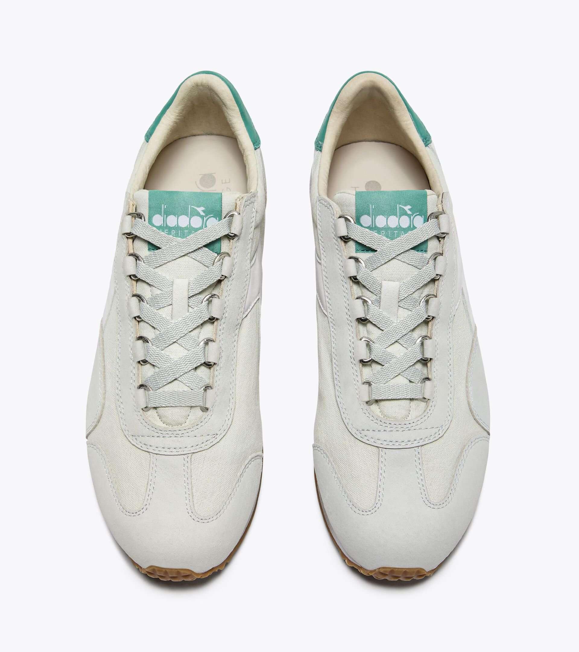 Diadora Equipe Canvas Stone Wash Sky Blue Diamond Casual Sneakers (EU 44.5)