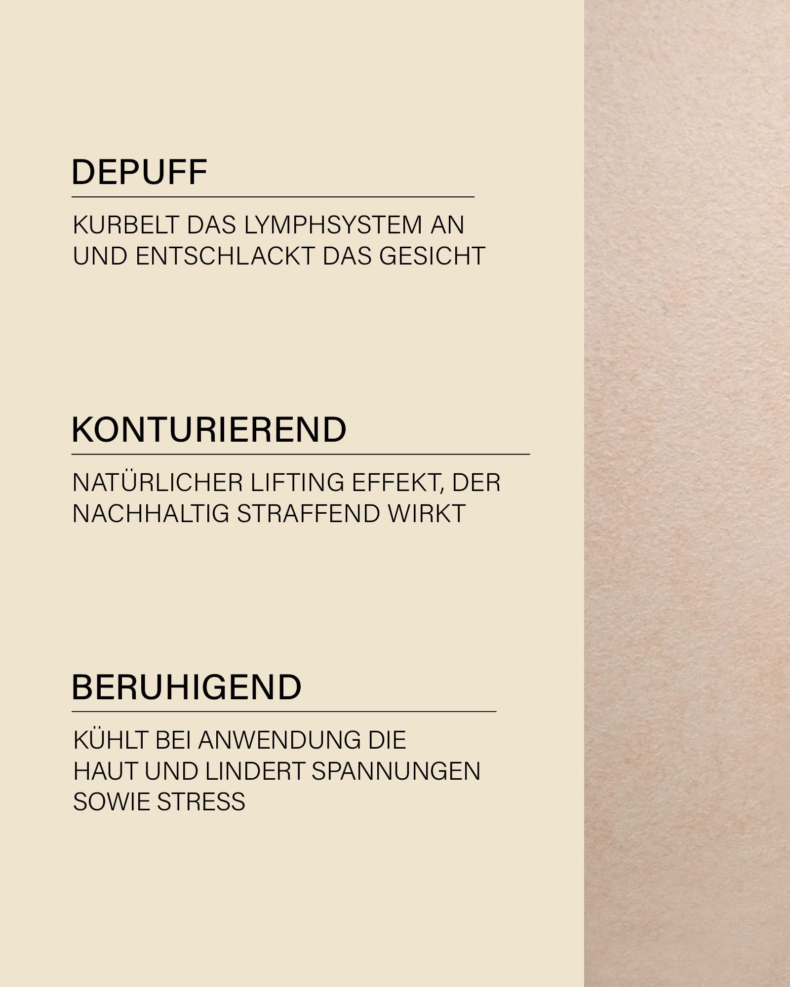 ROSENTAL ORGANICS Rosen Quarz Roller - Anti-Aging Massageroller - Gesichtsroller - Massagegerät - Gesichtsmassage gegen Augenschwellungen & Stress - Beruhigend für die Haut & Seele