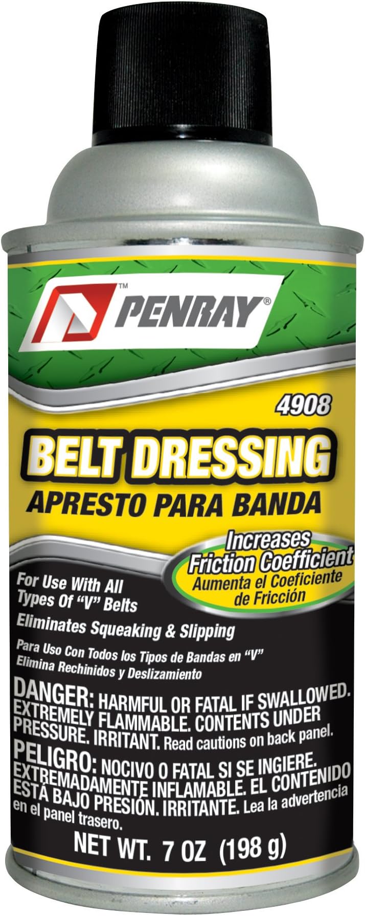 Penray 4908 Belt Dressing - 7-Ounce Aerosol Can