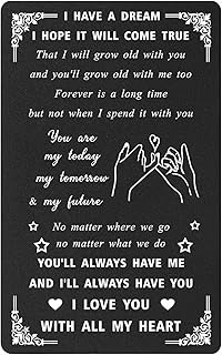 Personalized I Love You Gifts for Her - Fiancee Gifts Girlfriend Wallet Card, Her Card for Mother's Day Christmas Valentin...