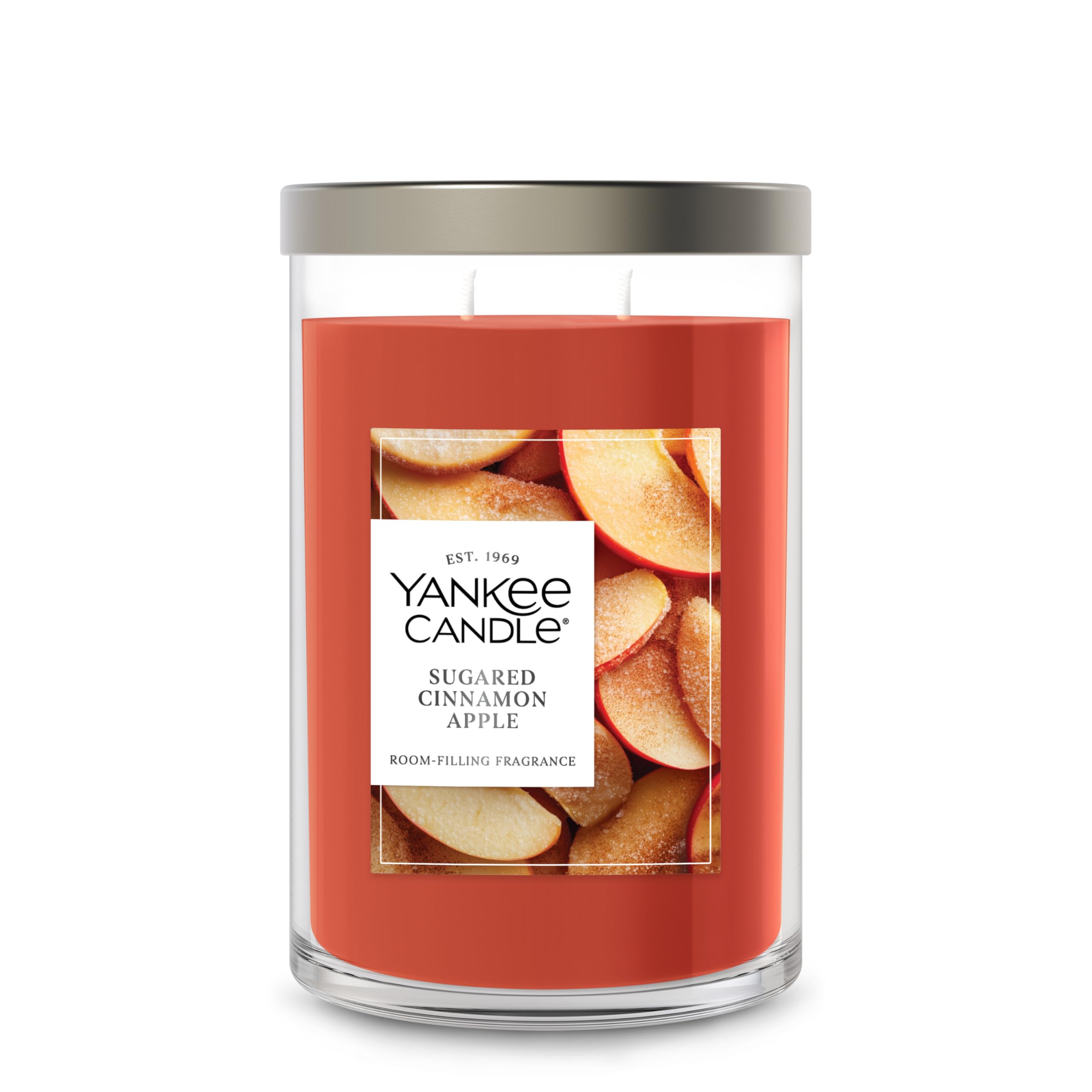 Yankee Candle Sugared Cinnamon Apple Signature Duftkerze im Glas, groß