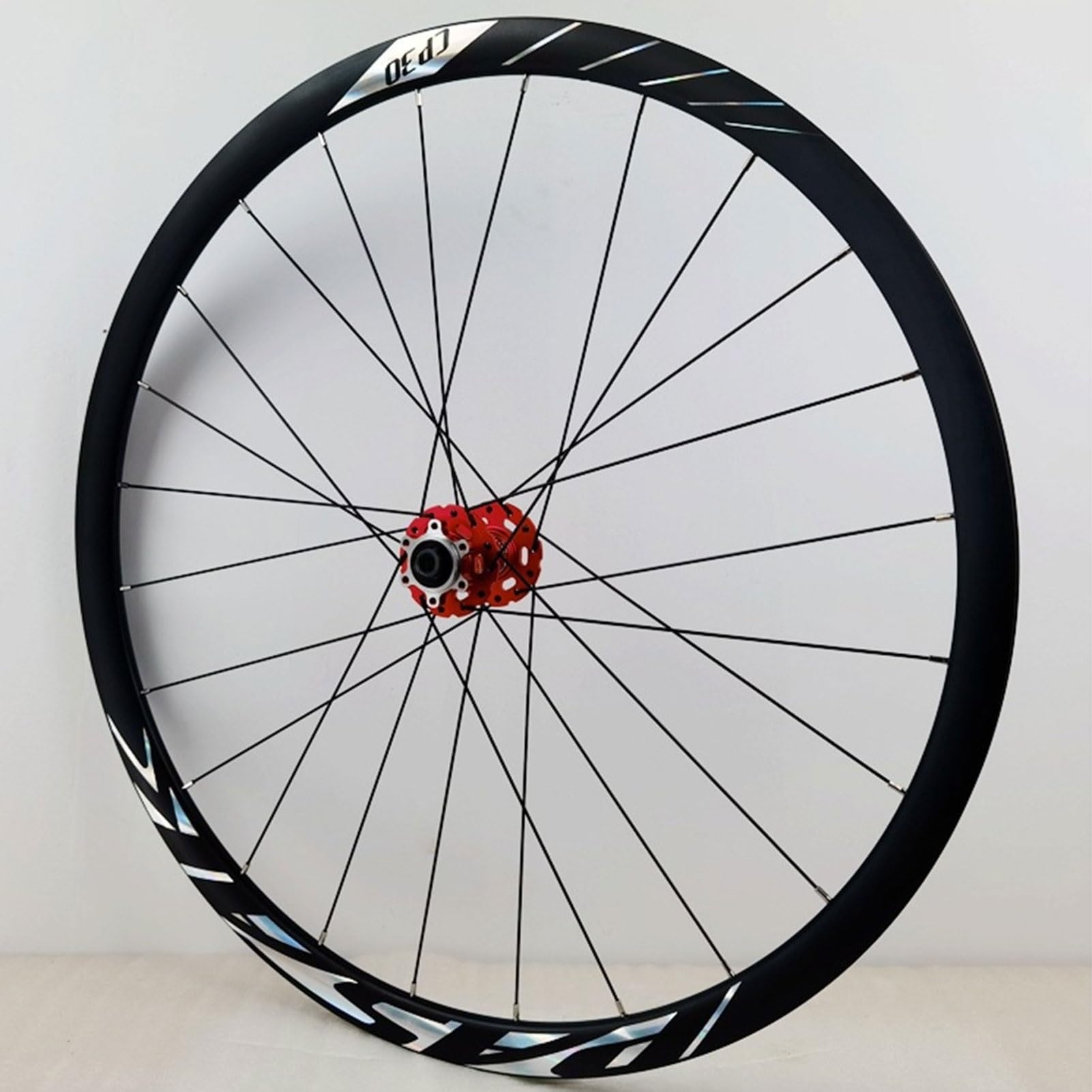 Rueda Delantera Y Trasera de Bicicleta, Llantas Aleación Doble Pared con 4 Rodamientos 24 Orificios Freno Disco 7-12 Velocidades for Bicicleta Carretera Neumáticos 700c * 23C-45C(12*100mm/12*1