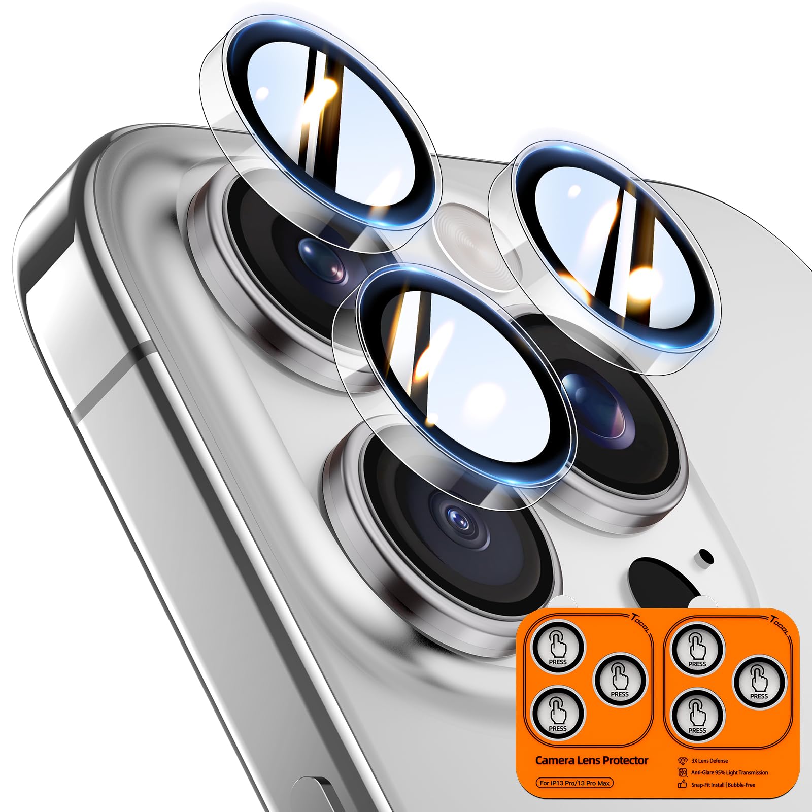 TOCOL Kameraschutz für iPhone Serie
