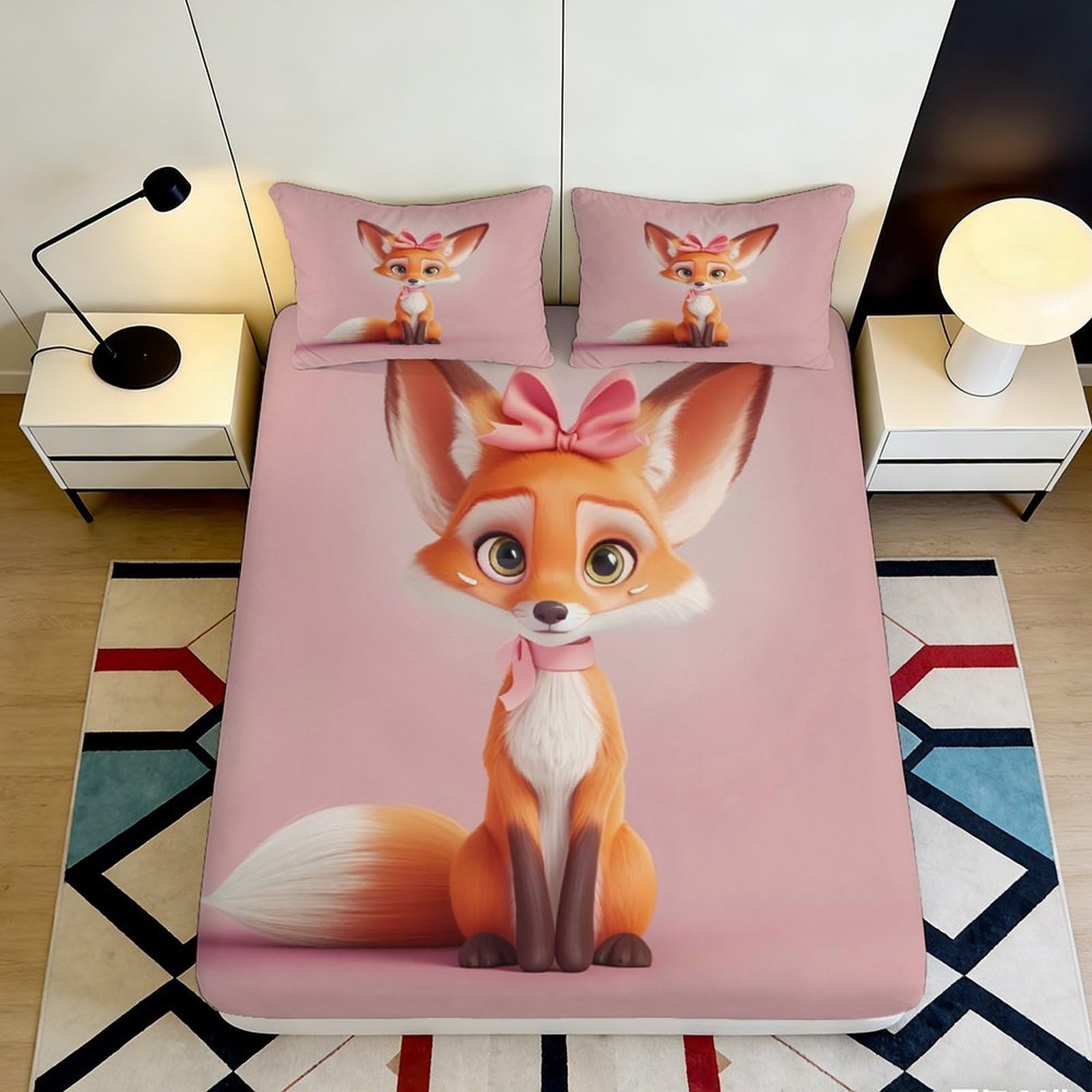 3D Printed Basketball Flame Fitted Sheet Microfiber Deep Pocket Bedroom Bedding Non-Slip American Mattress Fitted Cover for Adults Teens 90x200x25cm