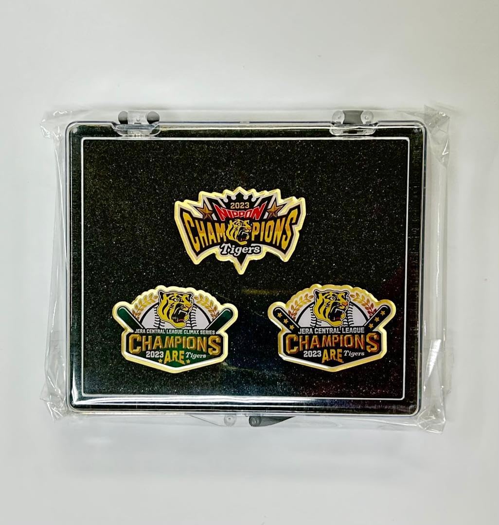 Amazon.co.jp: 阪神タイガース日本一記念vロゴ ピンバッジ3個セット Amazon.co.jp: 阪神タイガース日本一記念vロゴ ピンバッジ3個セット