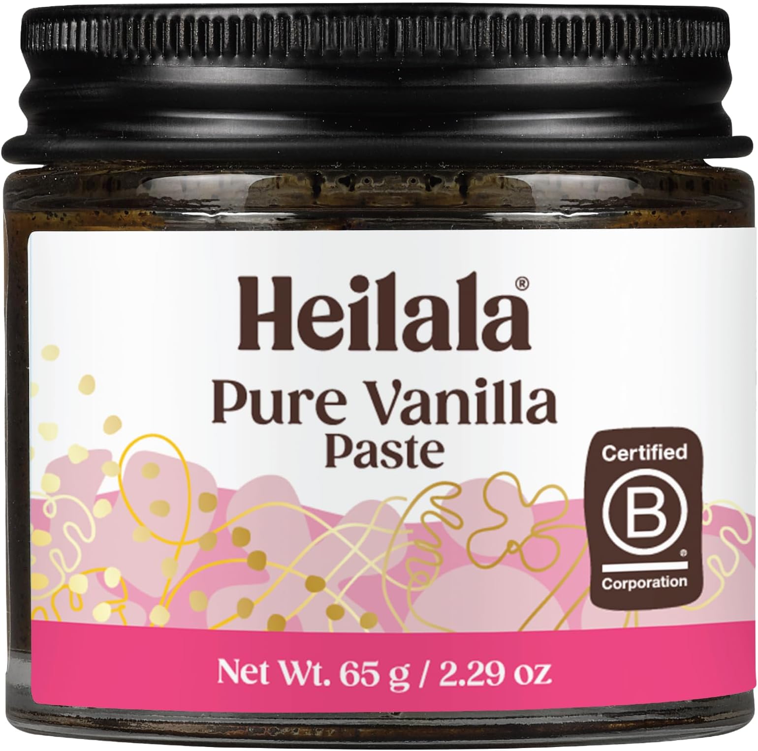 Vanilla Bean Paste with Real Seeds (2.29 oz) – Strong, Rich Flavor, 1 tsp = 1 Vanilla Bean, Premium Baking Vanilla from Heilala