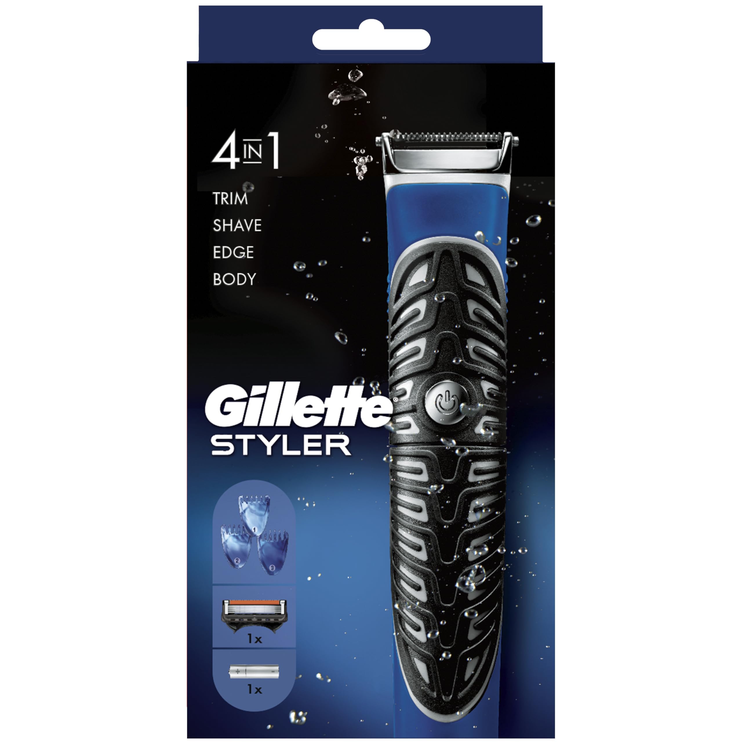 Gillette The All Purpose Styler Beard Trimmer Razor And Edger, Men's ...