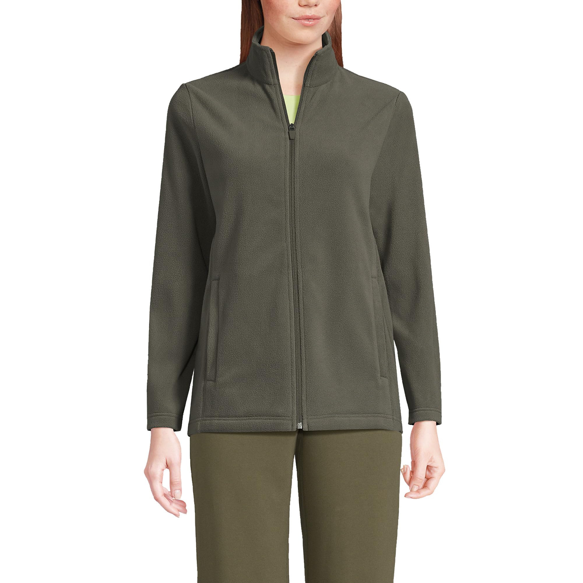 Lands' End Anyweather Fleece Full Zip Jacket