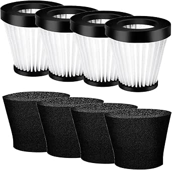 Filtro di ricambio per aspirapolvere portatile Scorpion con spazzola compatibile con aspirapolvere portatile Dirt Devil Scorpion Style F117, confrontare con le parti AD40117 (confezione da 3