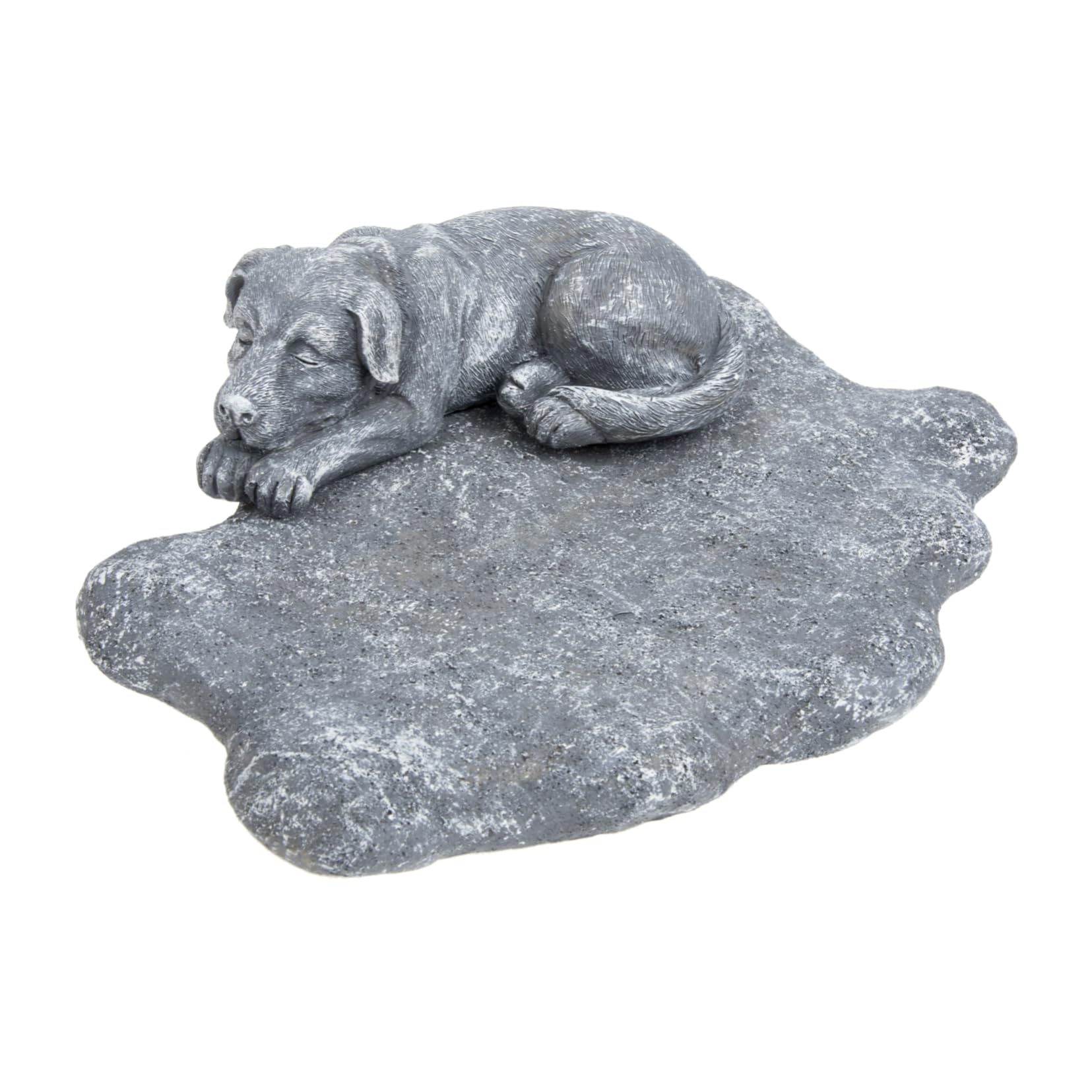 Pierre commémorative pour chien WOONEKY en résine pour souvenir