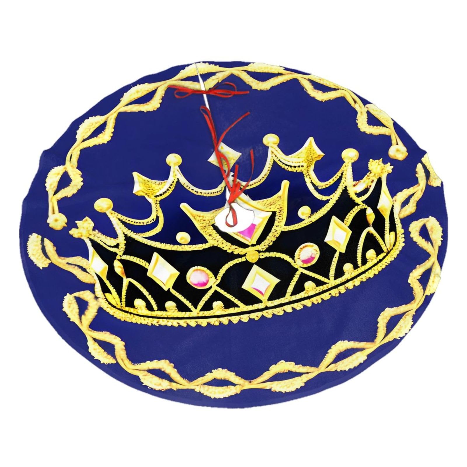Fantasy Tiara Printed Christmas Tree Skirt Christmas Plush Tree Skirt 36 inches (about91 cm) ChristmasIndoor and Outdoor