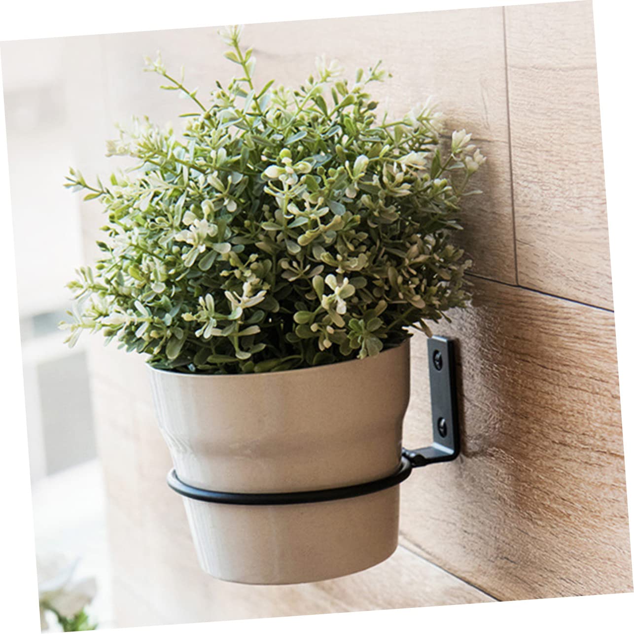 4pezzi Supporto per Vasi da Fiori per Giardino Verticale per Balcone e Interni Resistente e Riutilizzabile
