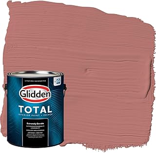 Glidden Total Interior Wall Paint & Primer All-in-One, Earth Rose/Pink, ...