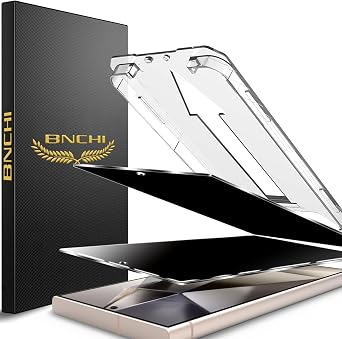 Tempered Glass Privacy Screen Protector for Samsung Galaxy S24 Ultra Auto Dust Elimination 28  Anti Spy Support Fingerprint Unlock Screen Protector Easy Installation Screen Protector