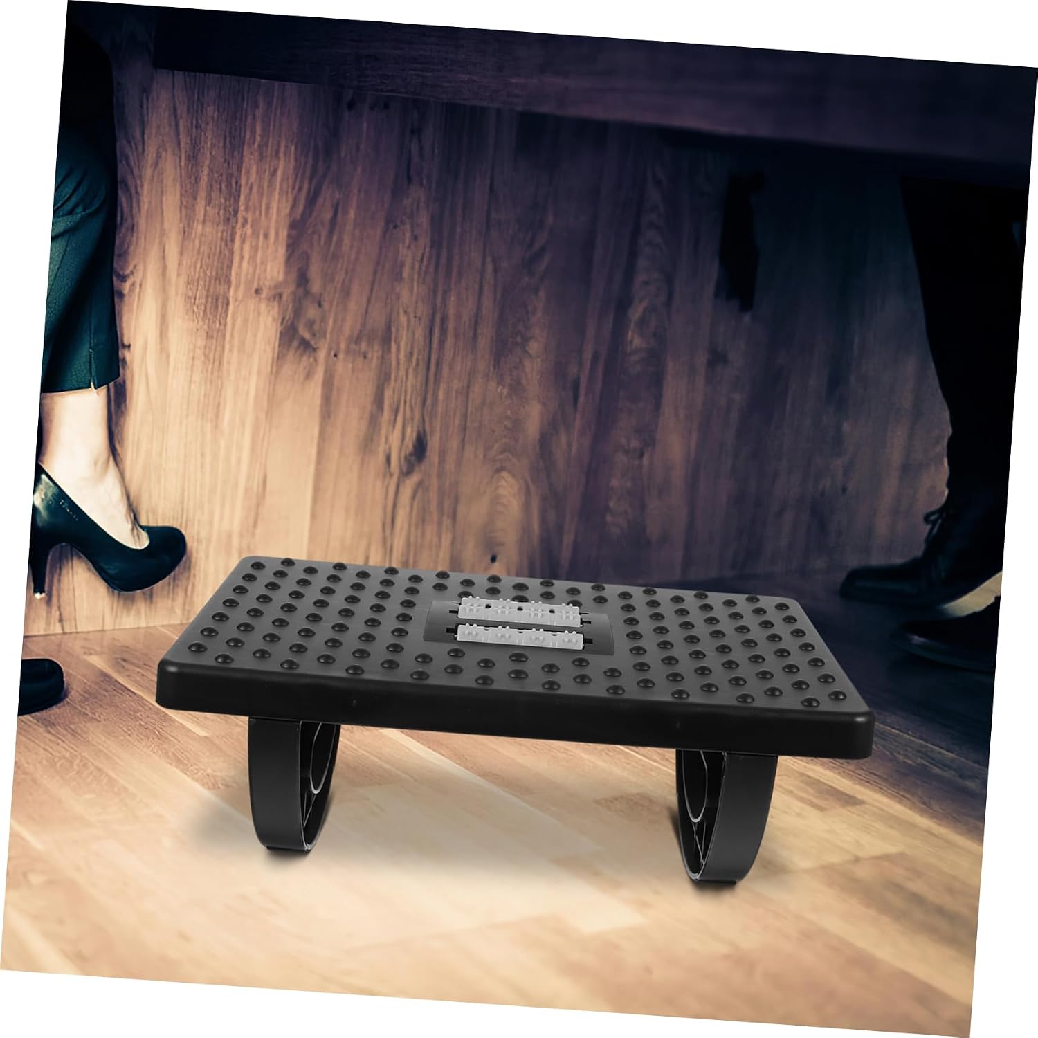 Ergonomic Foot Rest Stool Convenient Under Desk Footrest for Home Office and Bathroom Multi Functional Design with Comfortable Material Soft and Versatile Foot Resting Stool Black