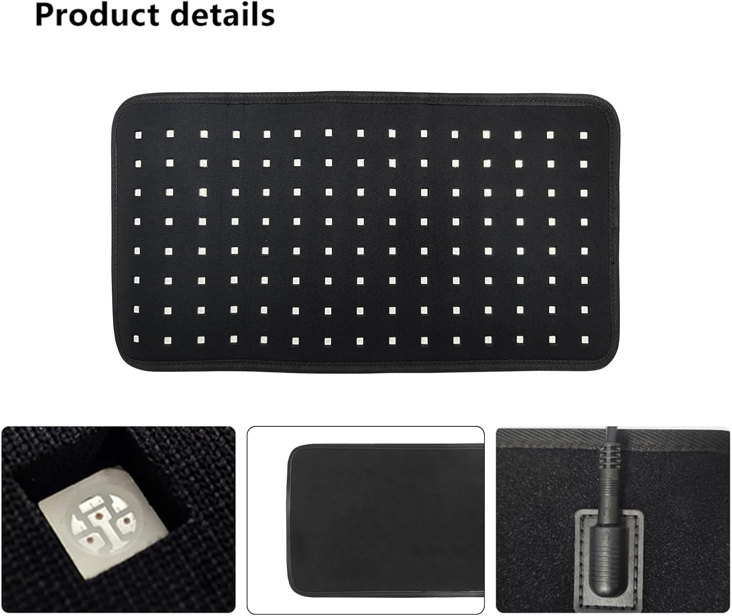 Red Light Belt Device : 3-in-1 660nm & 850nm Wearable Wrap Heating Pad with Timer – Back/Shoulder/Knee Comfort & Post-Activity Relaxation