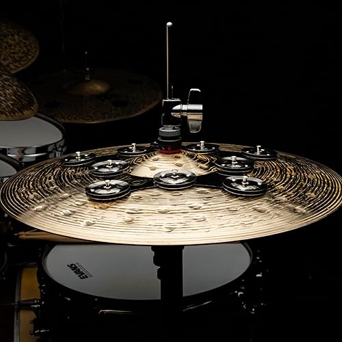 Vista 22 de Meinl Cymbals Anillo de ching suave efecto de cascabel de pandereta, no fabricado en China, para Hihats, choques, paseos y pilas (SCRING)