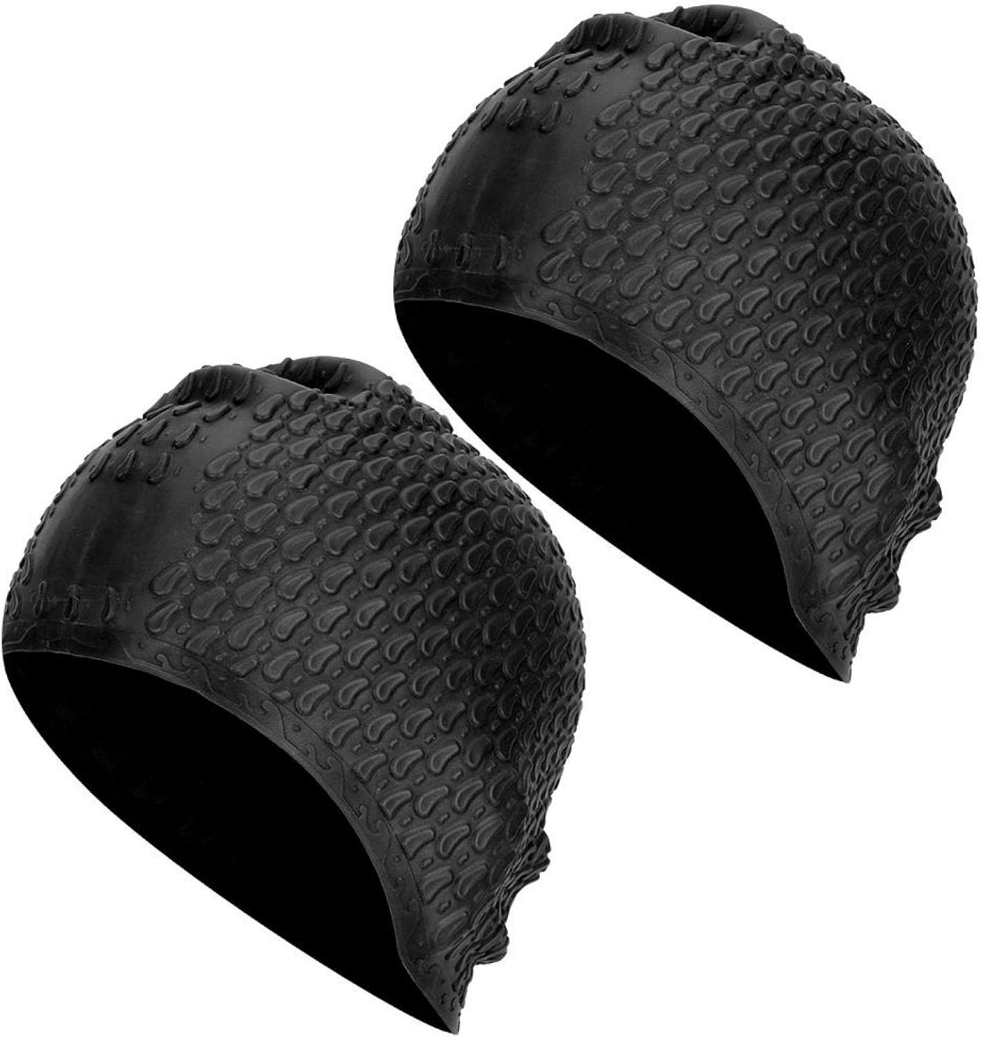 水泳帽 シリコーン水泳帽水泳器具用のシリコーン素材で無毒で無味で安全に着用できます 魅了