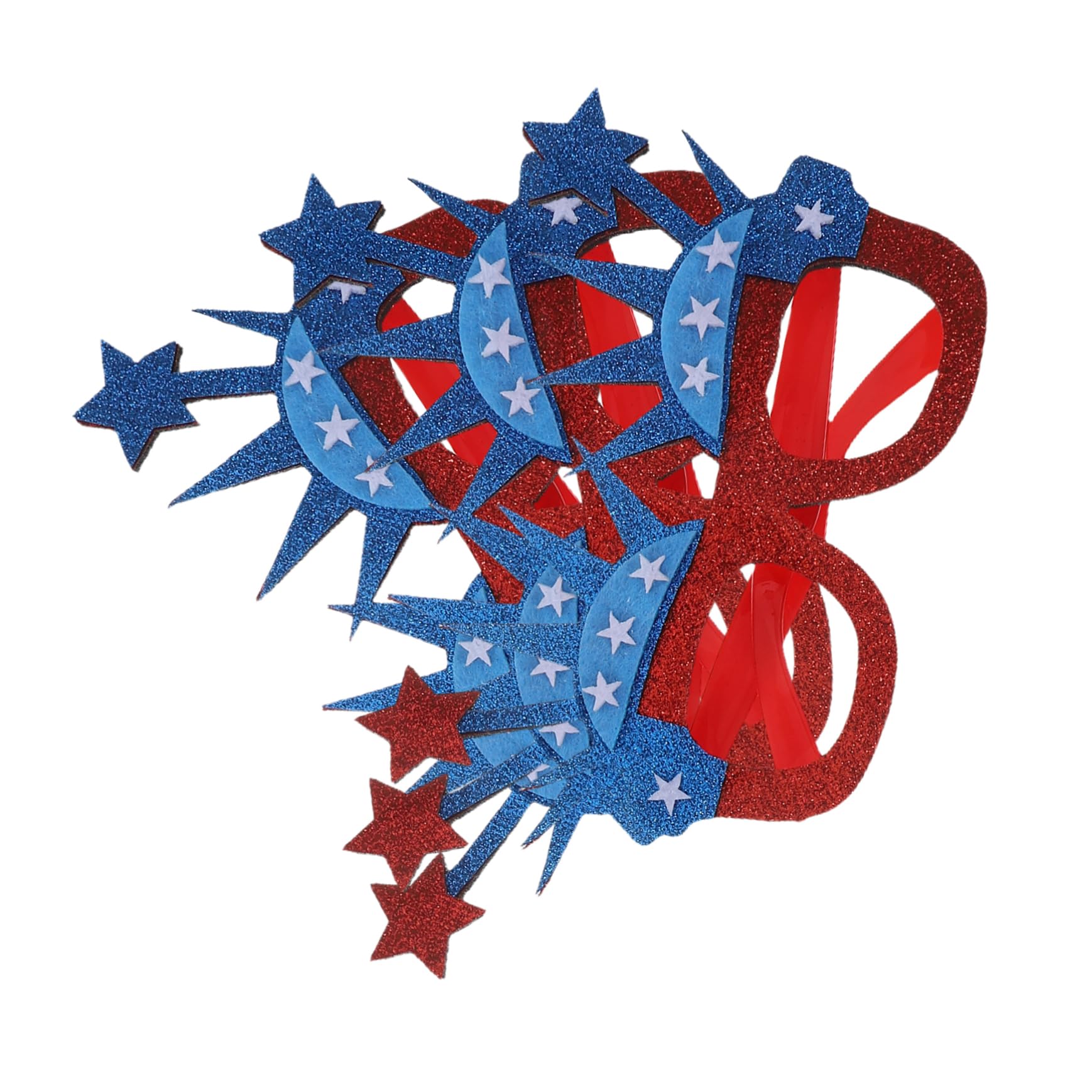 Cabilock 3pcs Patriotic Party Favors Independence Day Sunglasses Accessories Funny Glasses For Adults Flag Glasses Party