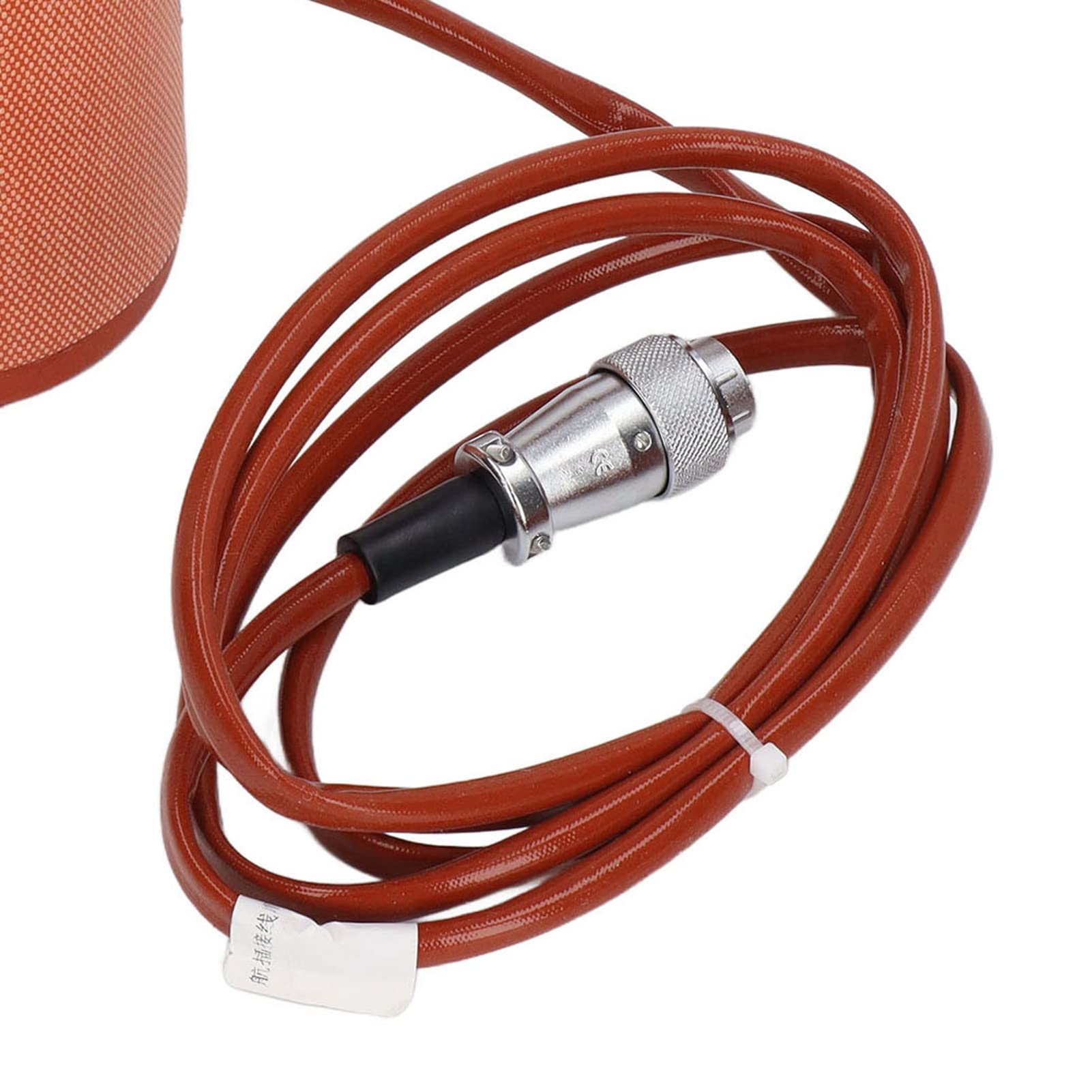 FAXIOAWA Isolierte Eimer-Bandheizung, elektrische Eimerheizung, 220 V, 120 W, Silikonkautschuk-Thermostat, isolierte Fassheizung für kleine Isoliertanks, Filter