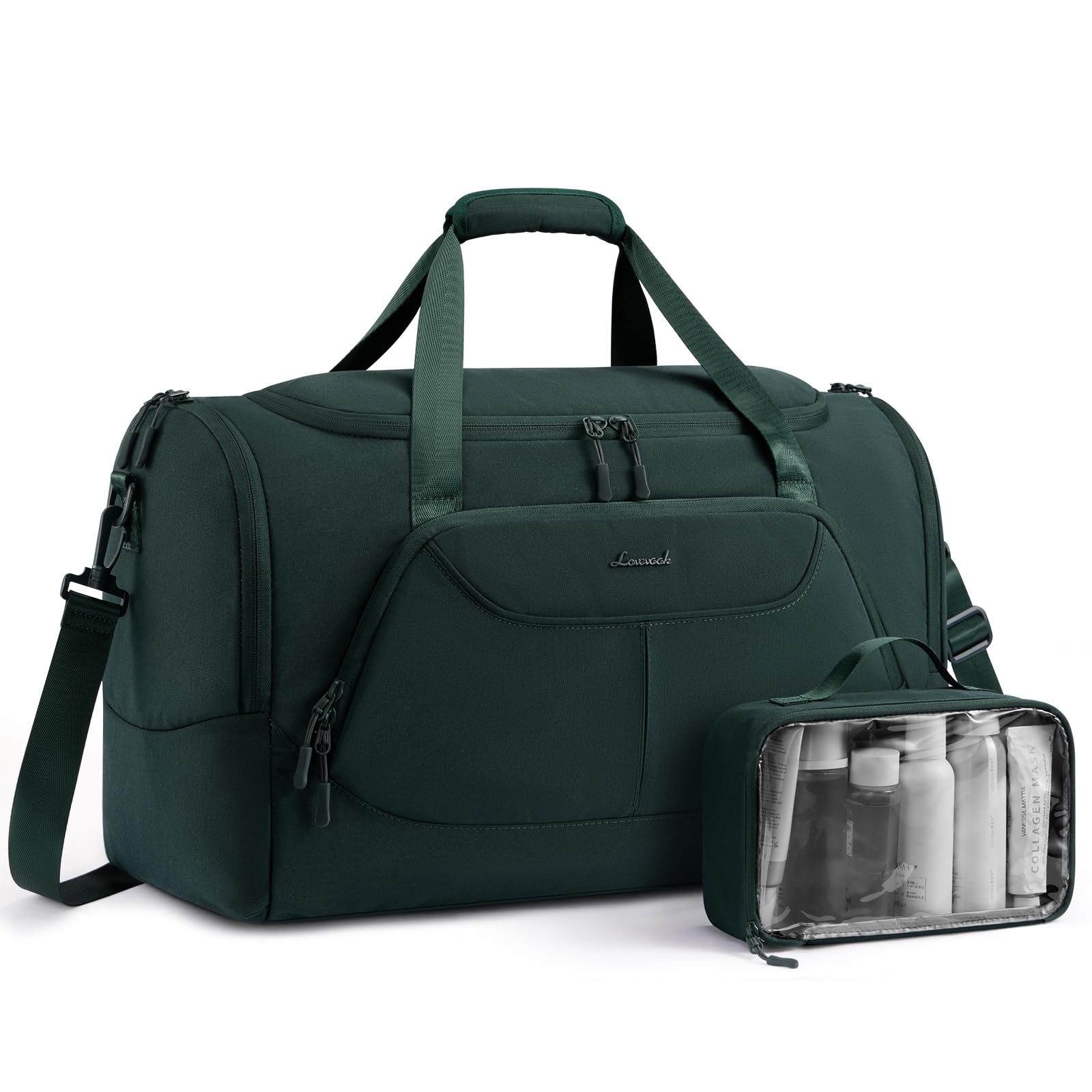LOVEVOOK Sporttasche Damen 30L Reisetasche mit Schuhfach & Nassfach, Klein Gym Bag Schwimmtasche Saunatasche Handgepäck Tasche für Sport Fitness Training Reisen, Wasserdicht Travel Duffle Bags
