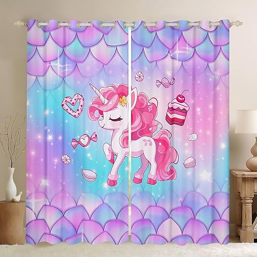 Miniatura 11 de Manfei Cortinas de ventana de pájaros, notas musicales y estampado de flores, cortinas de ventana para niños, niñas, adultos, tratamiento de ventana