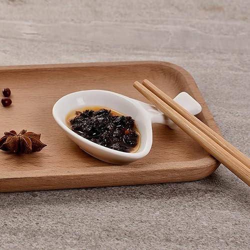 Miniatura 5 de Plato de cerámica para aperitivos, cuencos de inmersión para barbacoa, salsa de soja, ketchup, condimento, vinagre, sushi, ensalada, aceite de