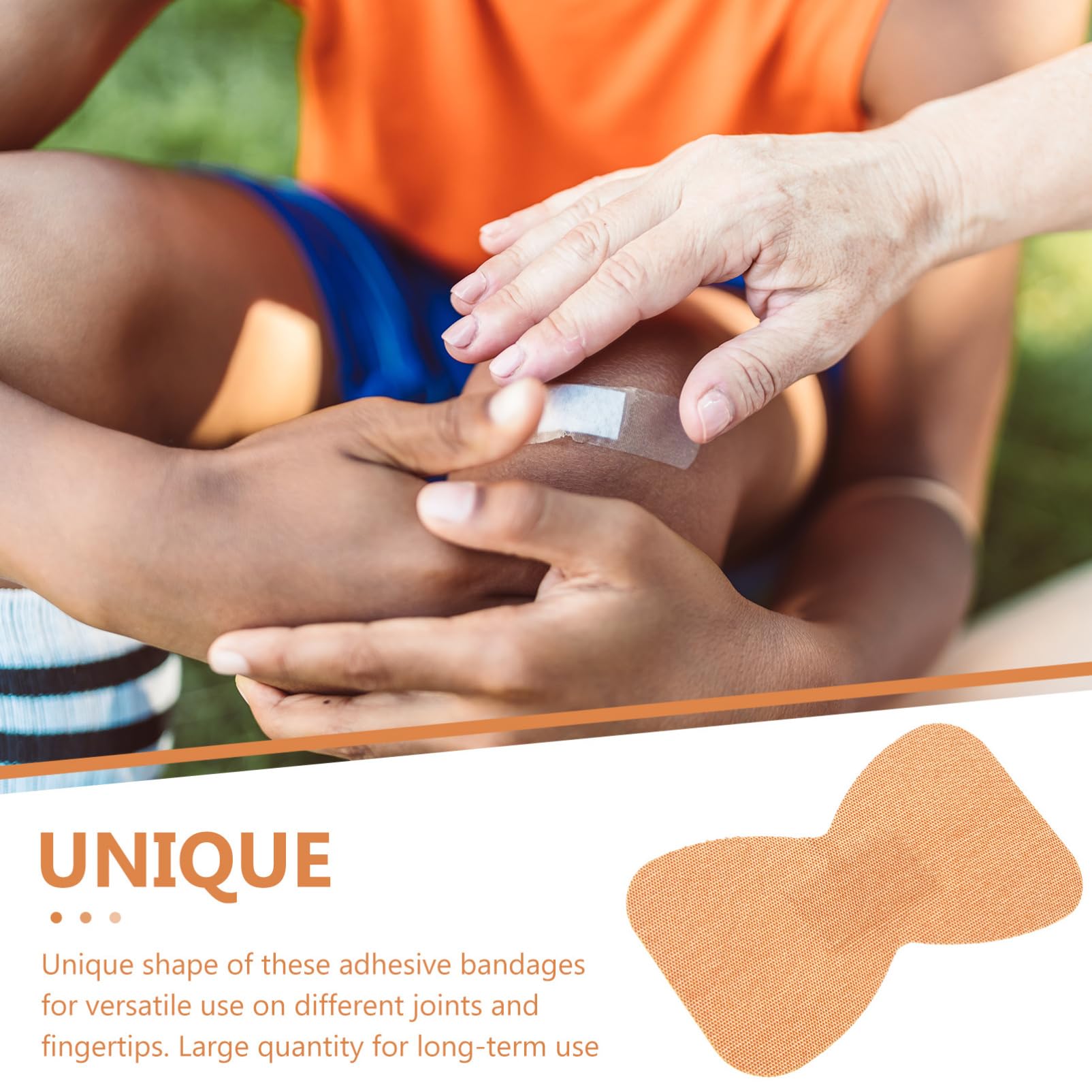 PACKOVE 5 Series Vendaje Ancho Envoltura Para Lesiones Vendas De Tela Grandes Vendas De Tela Flexible Vendas A Granel De Dedos Para Heridas Tela Elástica 50 Piezas X 5