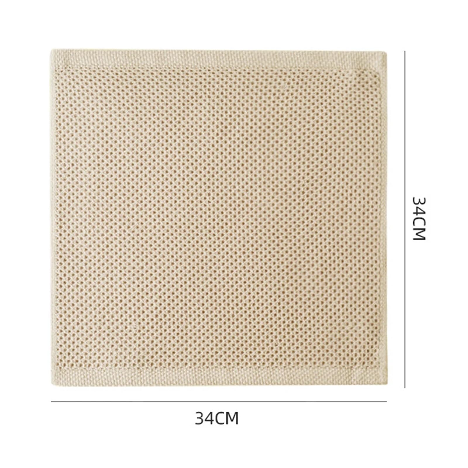 Balleta Paño de Cocina algodón y Absorbente, paño Limpieza del hogar, Utensilios, Lavado, 4/6 Uds(Deep Green,6Pcs)