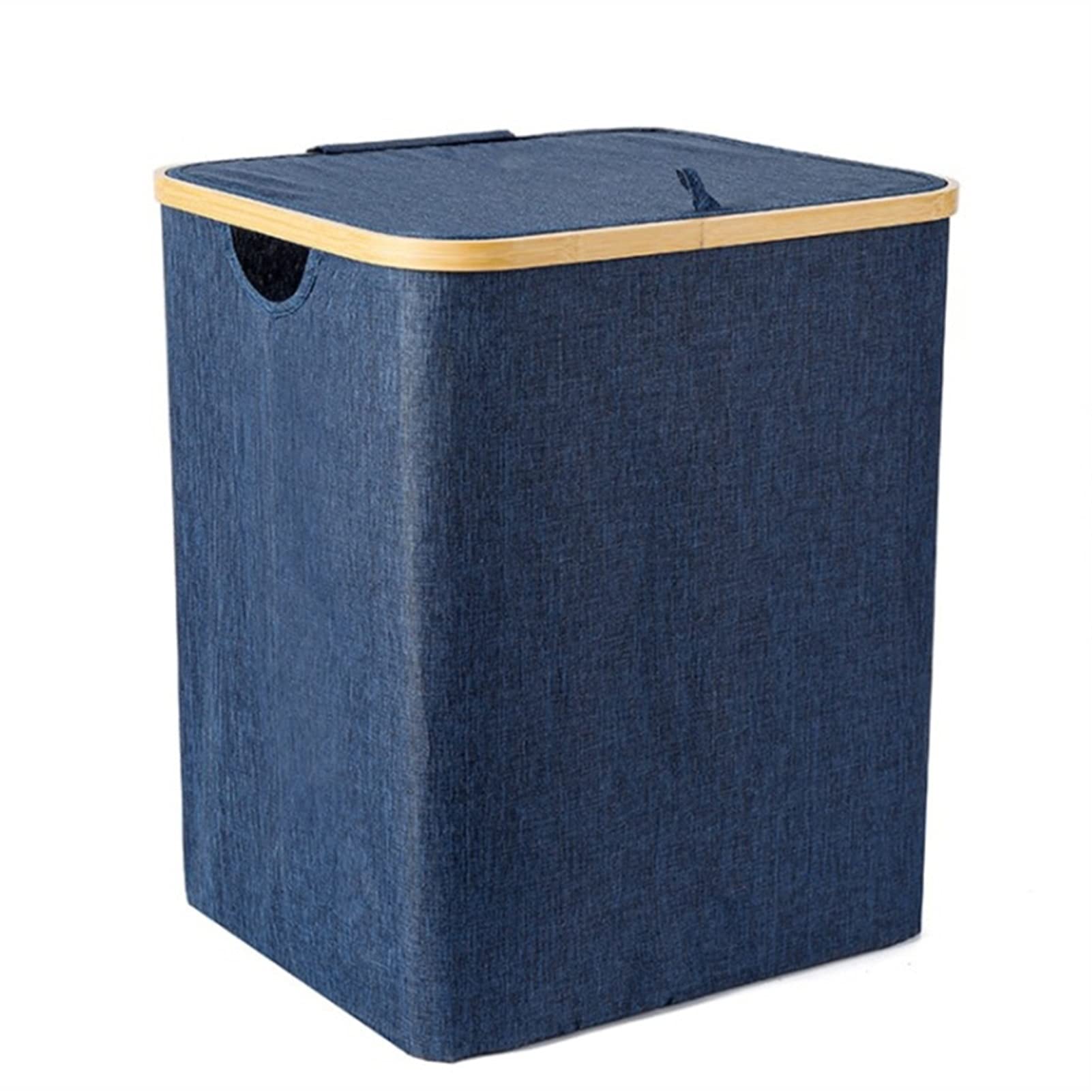Panier de buanderie pliable grand volume anti-odeur avec couvercle