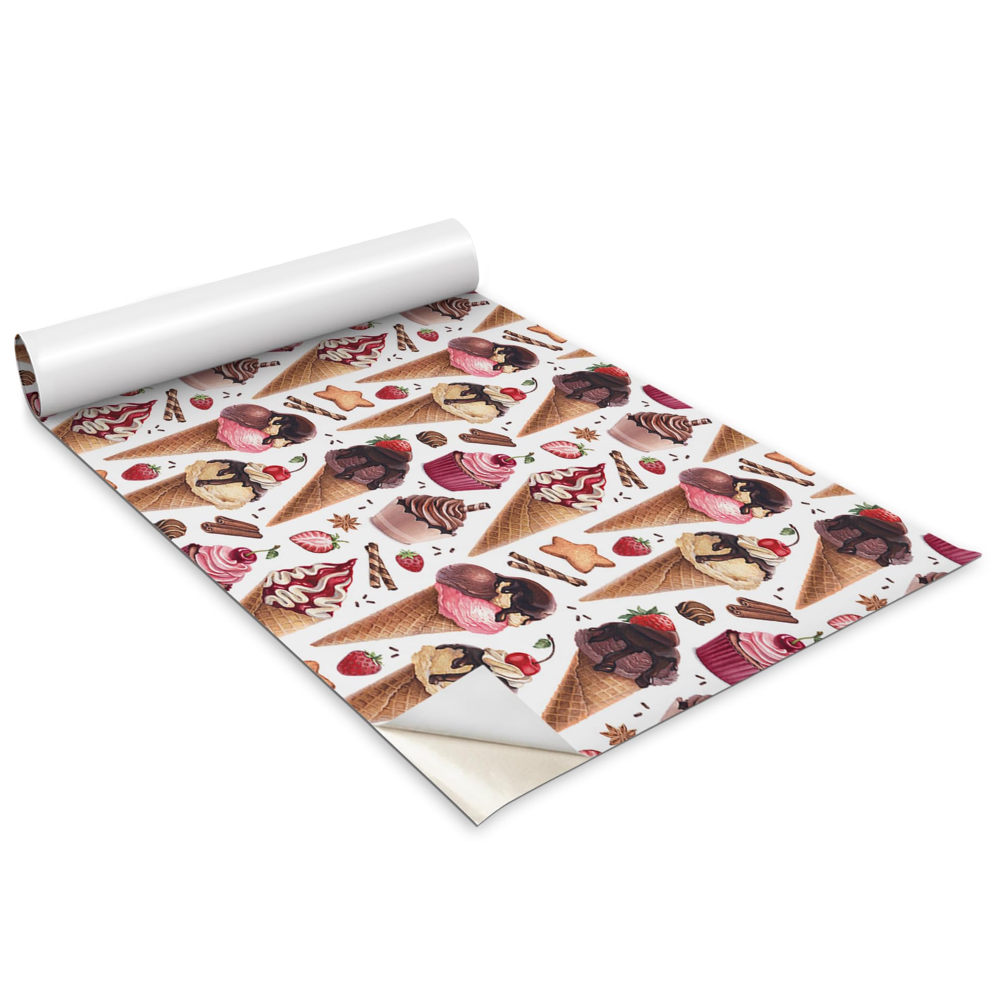 Papier peint adhésif bonbons 100x50 cm Wallfluent sticker meuble