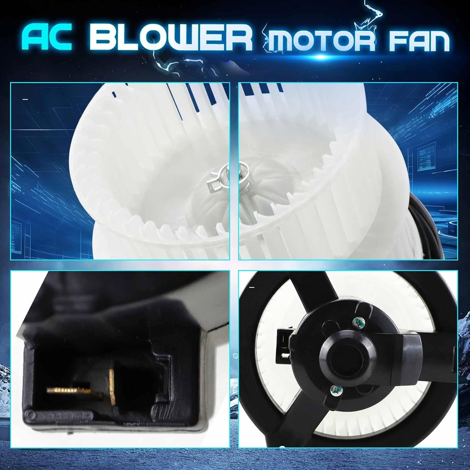 Heater Blower Motor Fan Assembly 87103-52080 700172 for 2004-2006 Scion xA/xB, 2003-2005 Toyota Echo