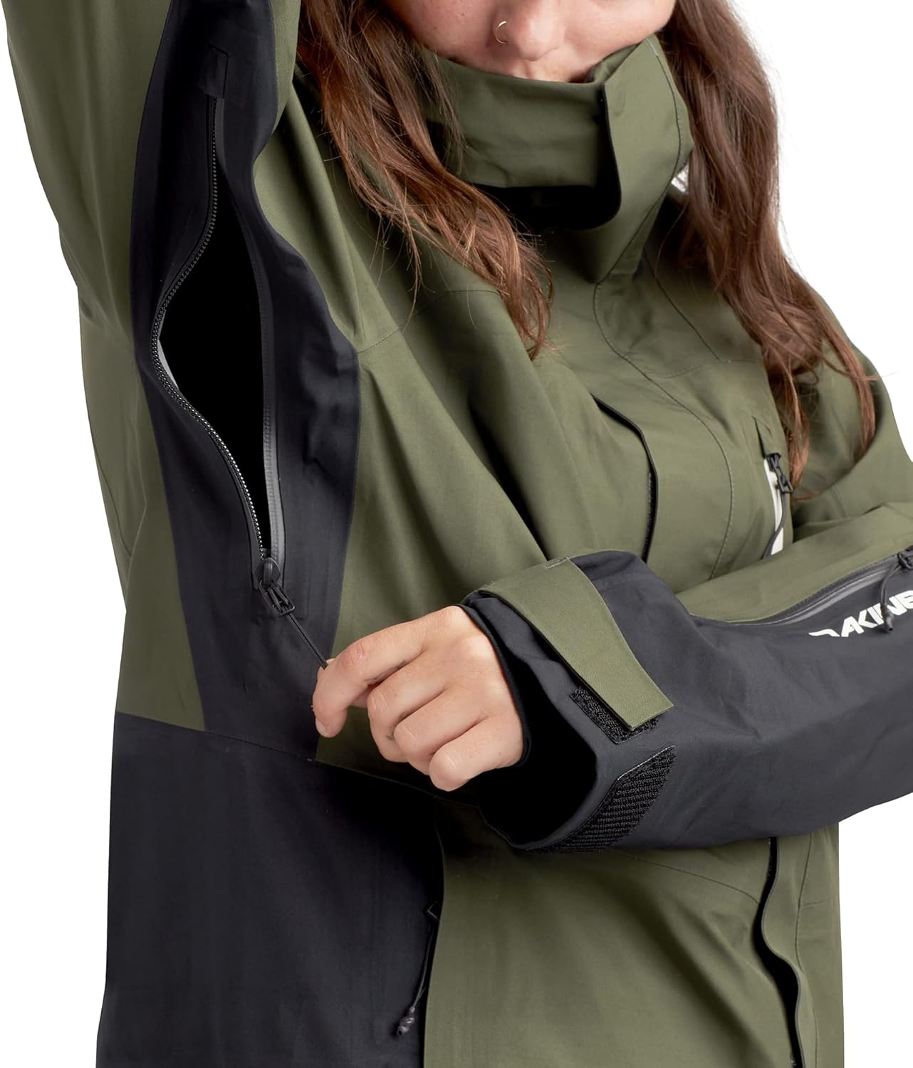 Dakine Womens Stoker Gore-Tex 3-Layer Ski/Snowboard Winter Jacket, Peat Green, Large - Image 6