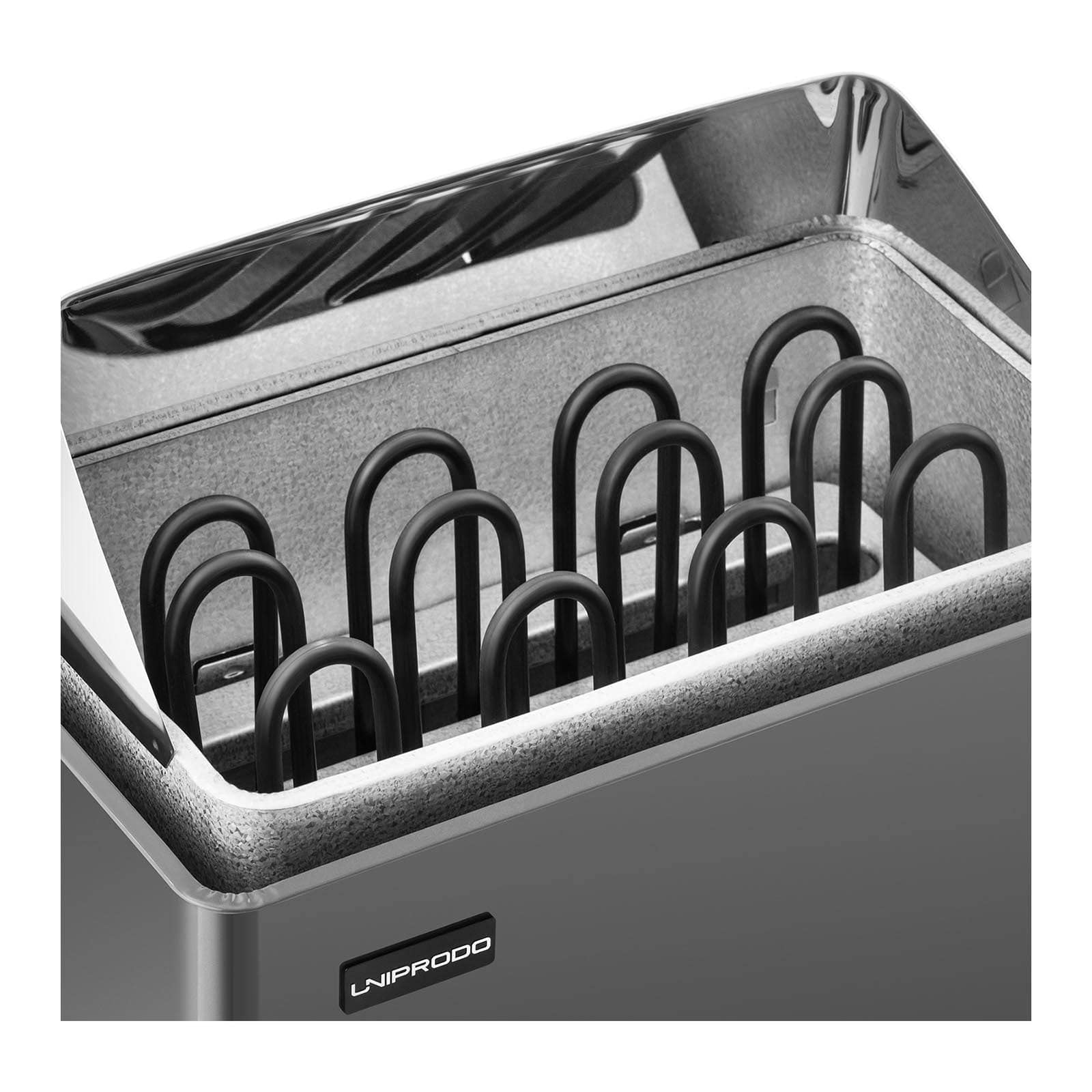 Poêle Radiateur Électrique Sauna Finnois UNI_SAUNA_G6.0KW 6.0kW 5-9 m³ 30-110°C 10kg Aluminium Zinc