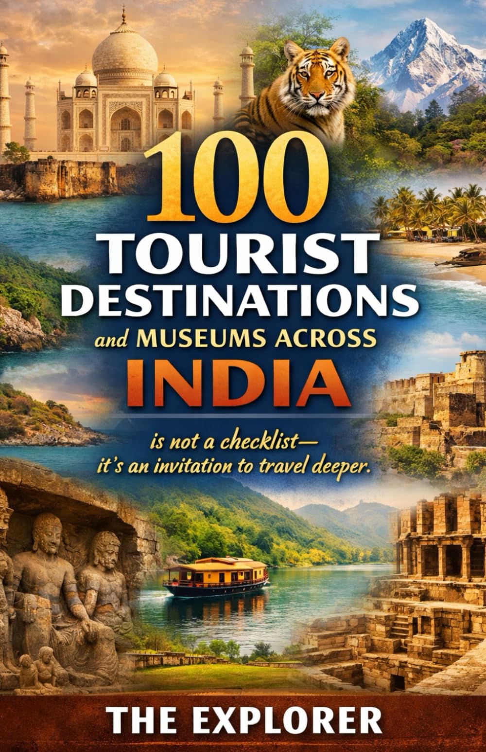 100 Tourist Destinations and Museums Across India: is not a checklist—it’s an invitation to travel deeper. by THE EXPLORER