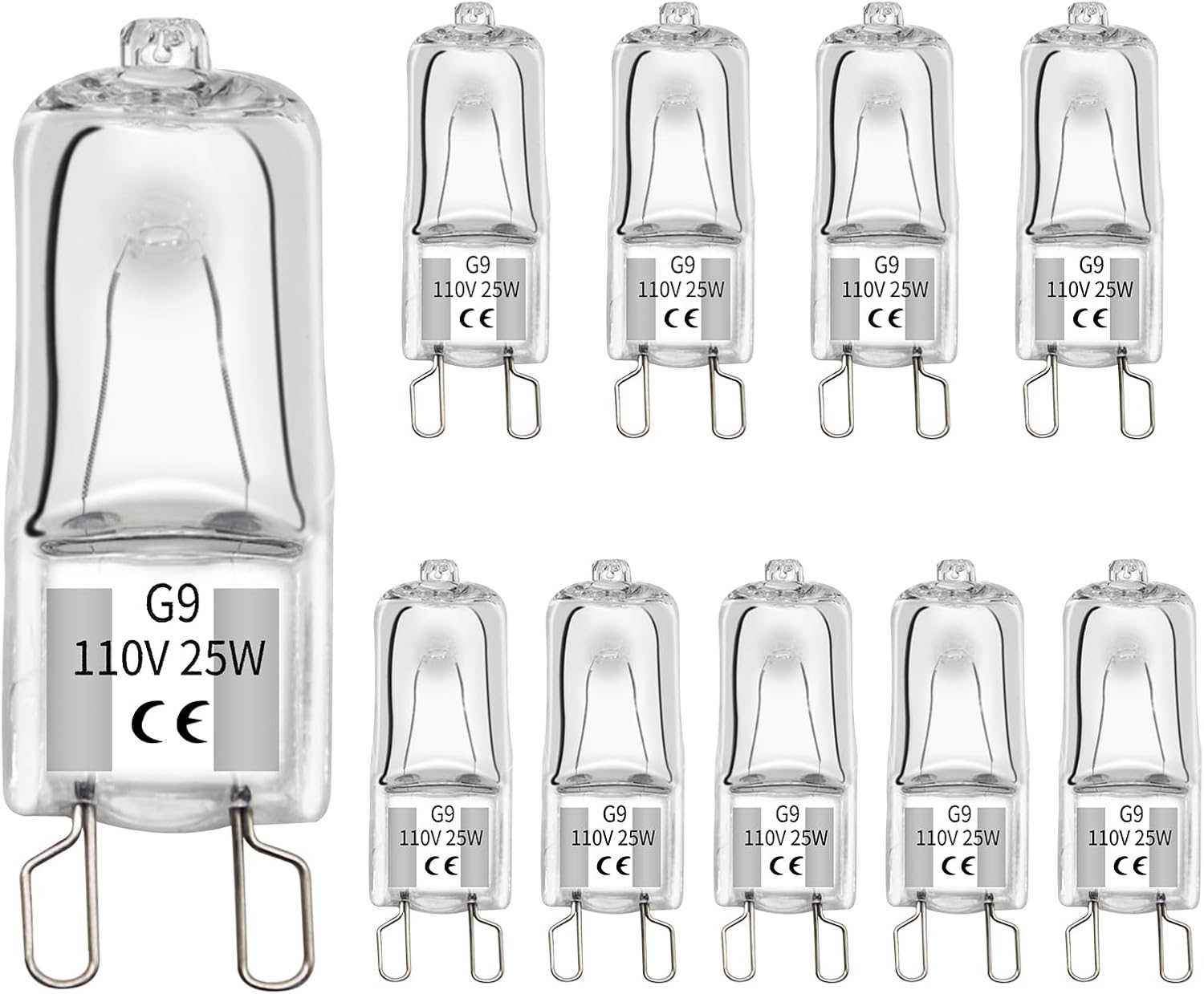 G9 Heat Lamp Bulbs for Reptiles and Amphibian Tanks,2 Pin