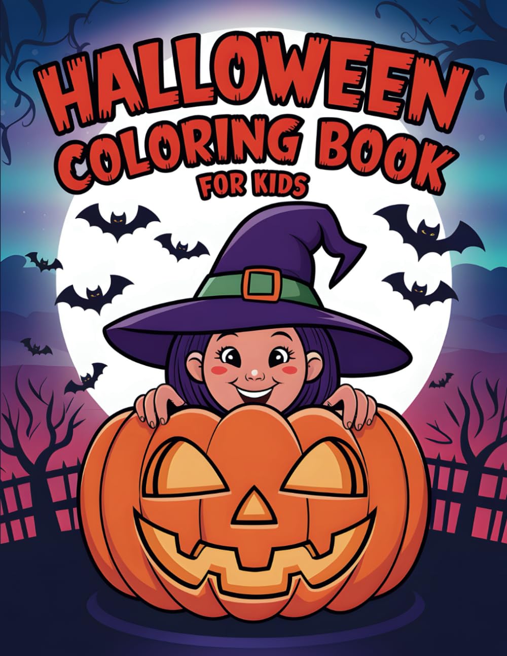 Halloween Coloring Book for Kids Cute and Spooky Halloween Coloring