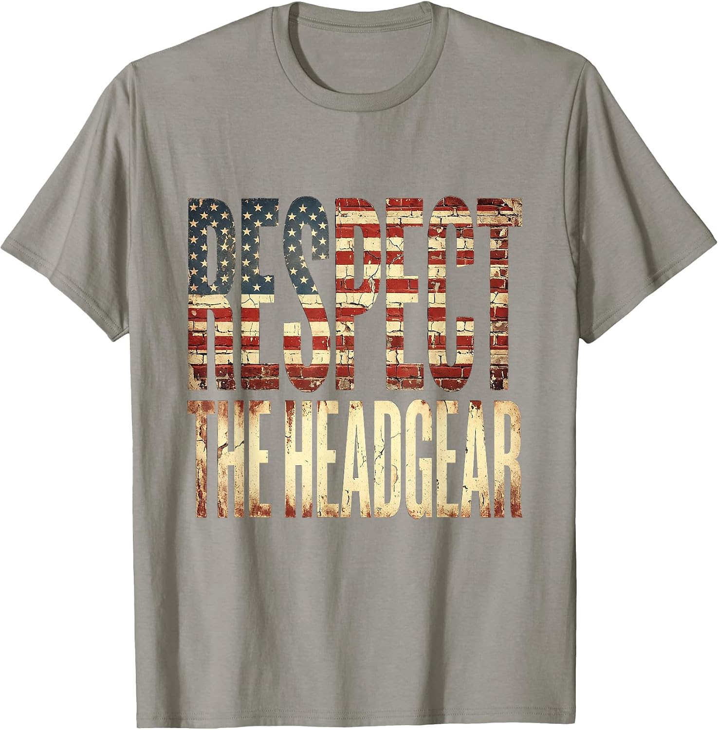 Respect the Headgear Wrestling Graphic Design T-Shirt