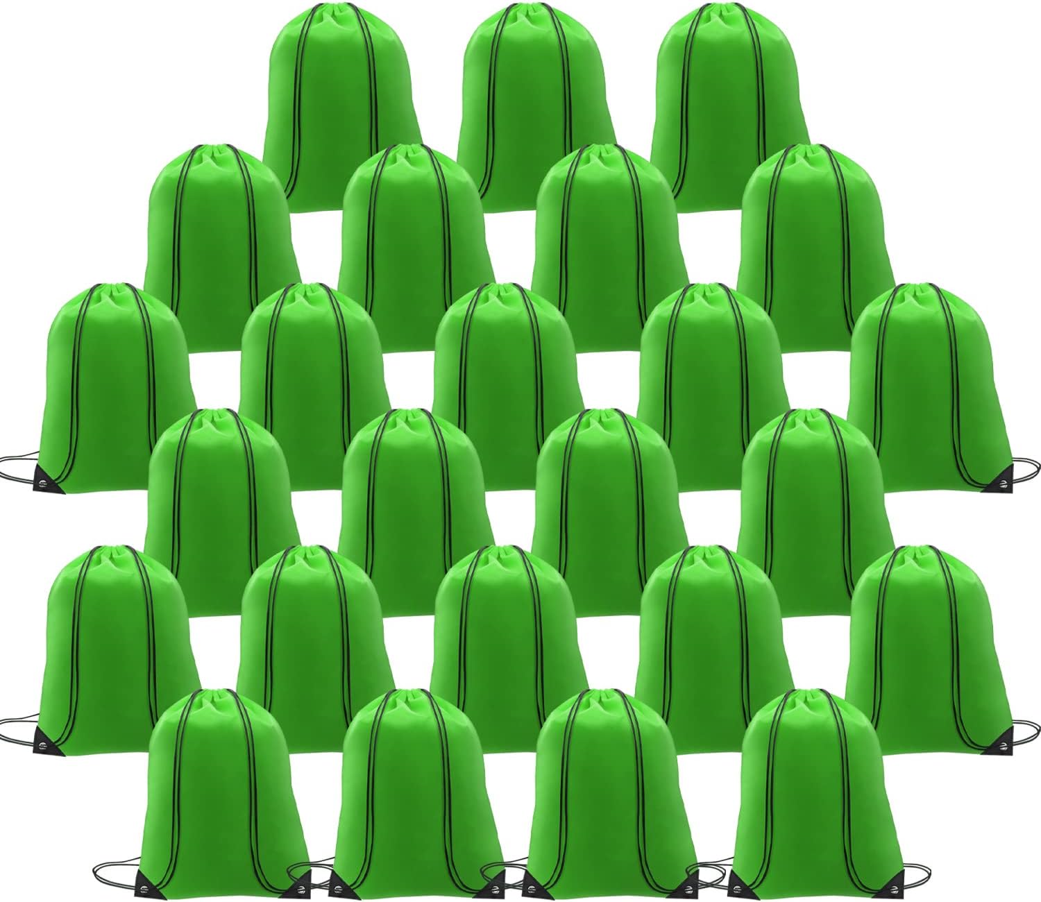 Theresduet 25 Pack Drawstring Backpack Bags, Drawstring
