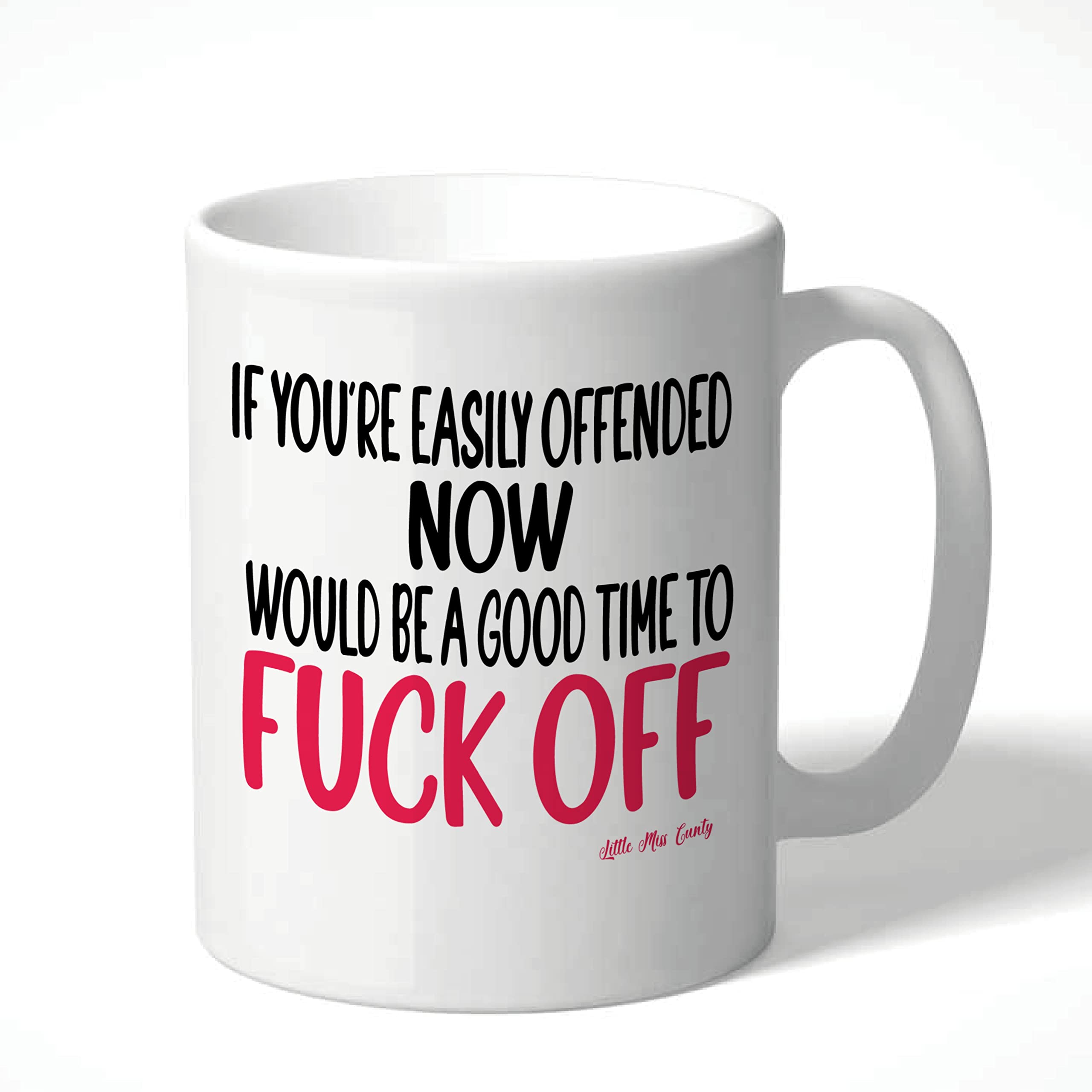 Cheeky Chops Cunt Mug for Adults Rude Sweary Offensive Sarcastic Humour Coffee Cup for Men Women Birthday Secret Santa Novelty (Easily Offended)
